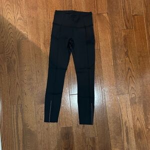 lululemon athletica women’s Fast and Free Black Leggings size 2